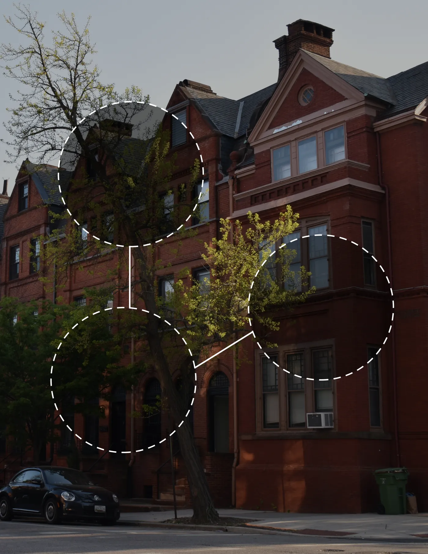 Rowhouse street in Baltimore